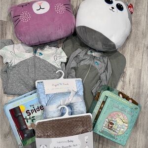 Some NWT NEW Sleep Bundle Love To Sleep TY Beanie Baby Book Blanket Bundle Set